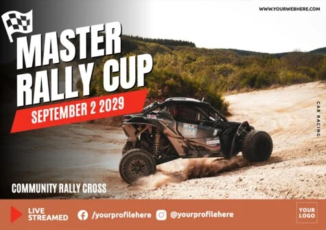 Modifier un prospectus de course de voiture