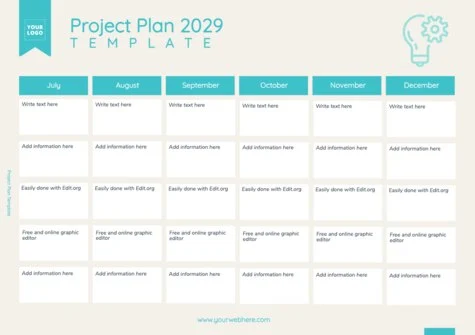 Edit a project plan