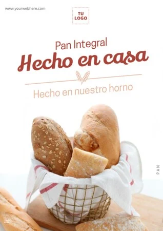 Edita un diseño para vender pan