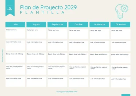 Edita un plan de proyecto