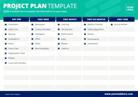 Edit a project plan