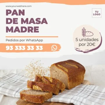 Edita una plantilla para entrega a domicilio