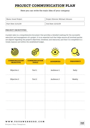 Edit a project plan