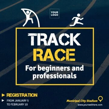 Editar um projeto sobre atletismo