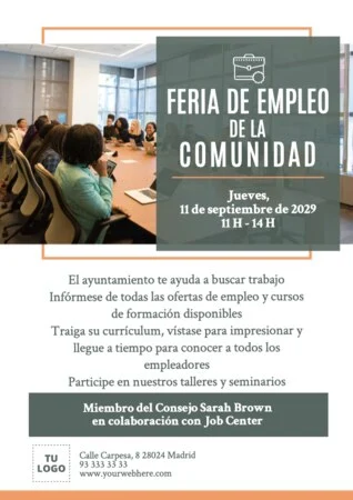 Edita tu anuncio de Feria Laboral