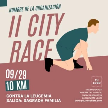 Edita un diseño sobre atletismo