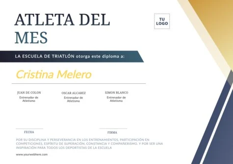 Edita un diseño sobre atletismo