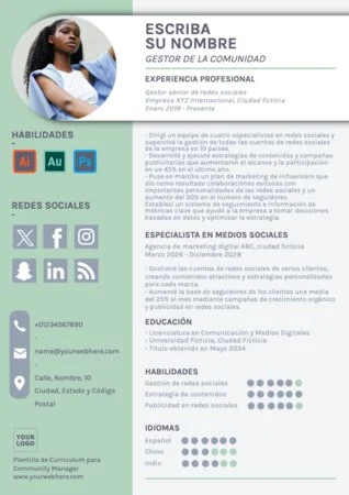 Edita un CV de Influencer