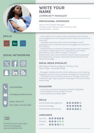 Edit an Influencer CV