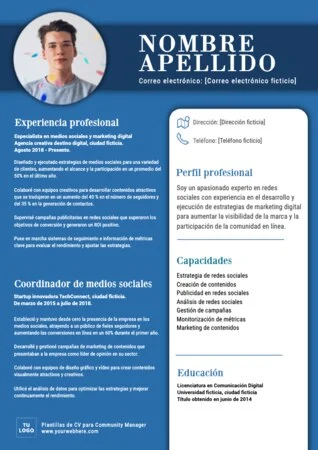 Edita un CV de Influencer