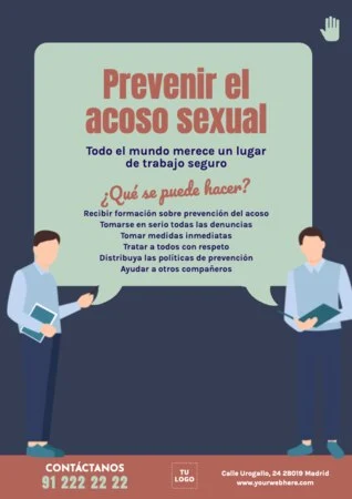 Edita un cartel en contra del acoso