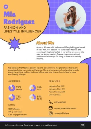 Edit an Influencer CV