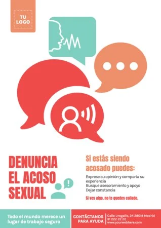 Edita un cartel en contra del acoso