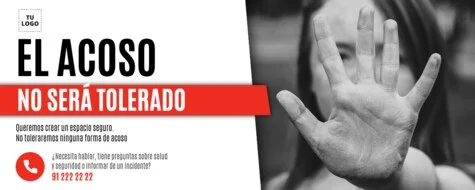 Edita un cartel en contra del acoso