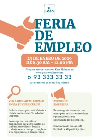 Edita tu anuncio de Feria Laboral