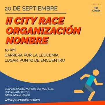 Edita un diseño sobre atletismo