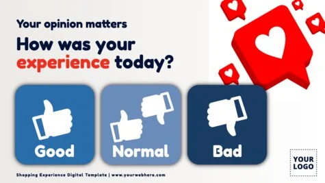 Edit a Shopping Experience sign