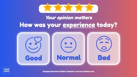 Edit a Shopping Experience sign