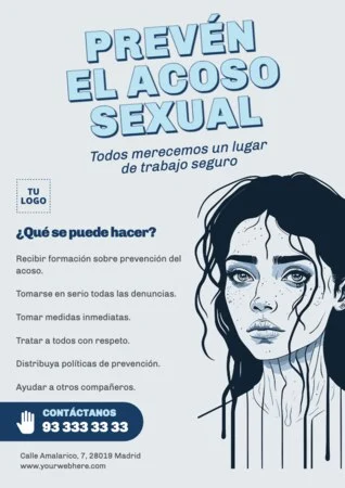 Edita un cartel en contra del acoso