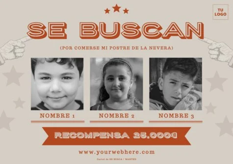 Edita un cartel de Se Buscan