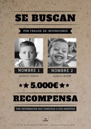 Edita un cartel de Se Buscan