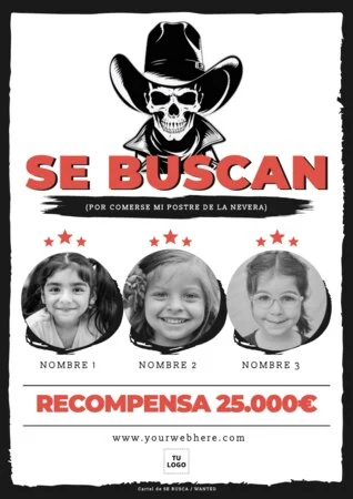 Edita un cartel de Se Buscan