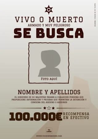 Edita un cartel de Se Buscan
