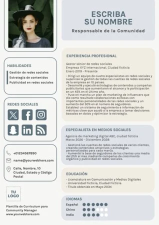 Edita un CV de Influencer