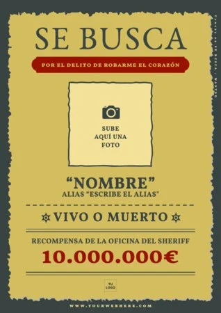 Edita un cartel de Se Buscan