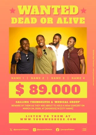 Edit a poster of Wanted