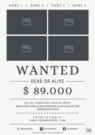 Edit a poster of Wanted