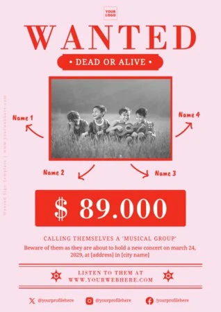 Edit a poster of Wanted