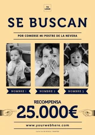 Edita un cartel de Se Buscan