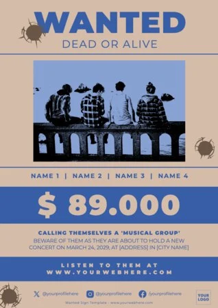 Edit a poster of Wanted