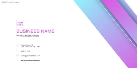 Edit an envelope layout