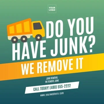 Edit a junk removal template