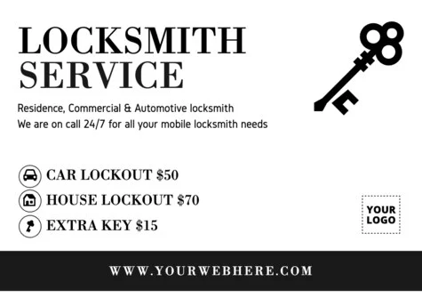 Edit a design for locksmith services