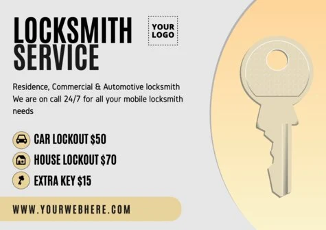 Edit a design for locksmith services