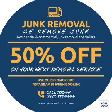 Edit a junk removal template