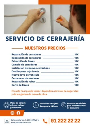 Edita diseños para cerrajeros