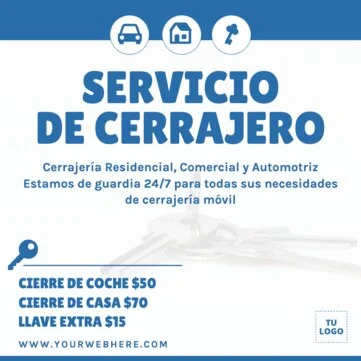 Edita diseños para cerrajeros