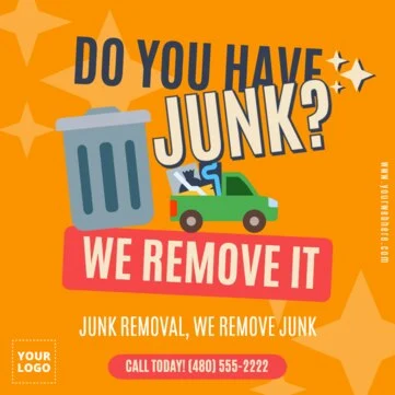 Edit a junk removal template
