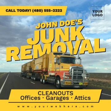 Edit a junk removal template