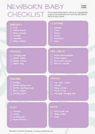 Edit a Newborn List