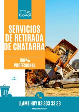 Editar una plantilla para retirada de trastos
