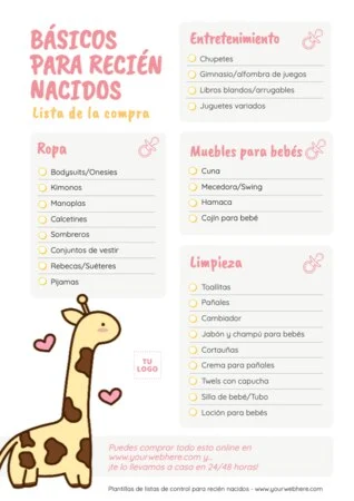 Edita una Lista para Bebé