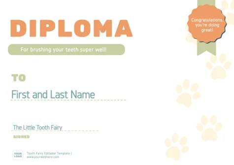 Edit a Tooth Fairy letter