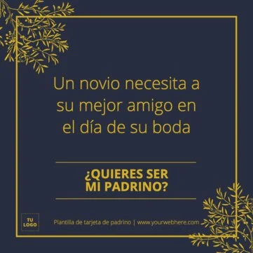 Edita una tarjeta de Padrino