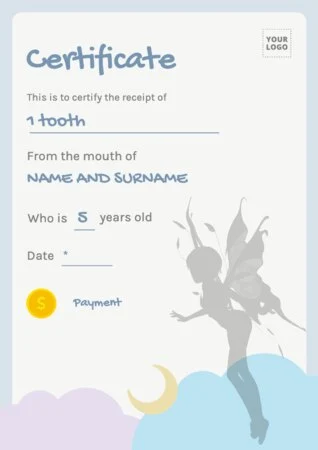 Edit a Tooth Fairy letter