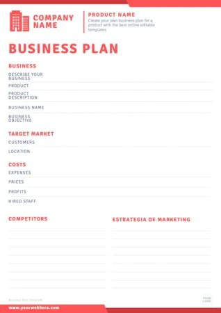 Edit a business plan outline